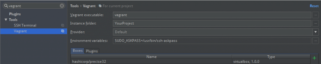 Vagrant, PhpStorm and the “sudo no tty present and no askpass program
