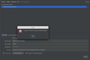 Without further explanation PhpStorm just refuses to talk to Trac.